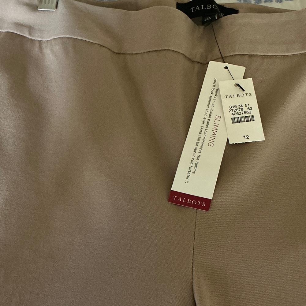 Talbots Classic Tan Trousers